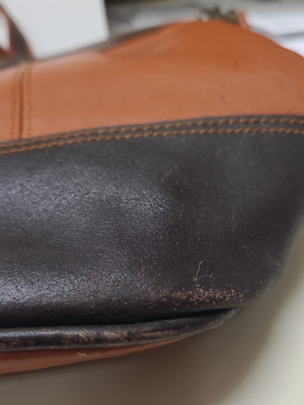 Belle Rose Leather Tote - Picture 13 of 16